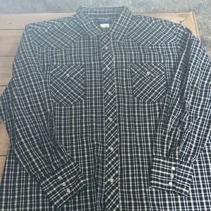 Wrangler western long sleeve shirt, xxl